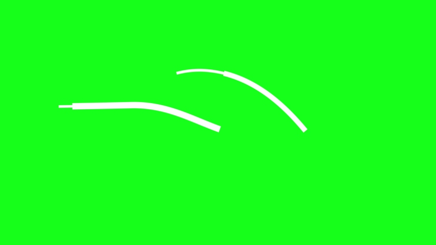 Diagonally Moving Line Animation Green Screen | Shutterstock HD Video #1093128297