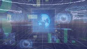 Animation of 6g text, data processing over computer servers. Global networks, computing, data processing and digital interface concept digitally generated video. - Powered by Shutterstock - Get 15% off with code: PIKWIZARD15