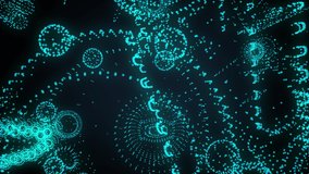 Abstract smart motorcycle consisting of glow points and lines, art of engineering. HUD Futuristic motorbike . Zoom out effect from the holographic engine. Sport, transportation and technology concept - Powered by Shutterstock - Get 15% off with code: PIKWIZARD15