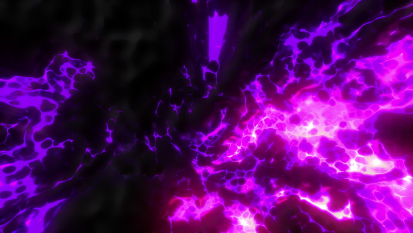Purple clouds in animation. Motion.A bright sky made in abtraction that rotates deep into.