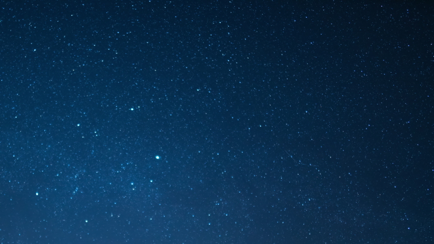 Startrails of Milky Way Galaxy Northwest Sky Spring Season Astrophotography Time Lapse
