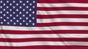 United States of America realistic waving flag. smooth seamless loop 4k video	 - Powered by Shutterstock - Get 15% off with code: PIKWIZARD15