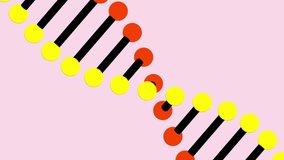 Animation of dna strand over digital human head on pink background. global technology, data processing and digital interface concept digitally generated video. - Powered by Shutterstock - Get 15% off with code: PIKWIZARD15