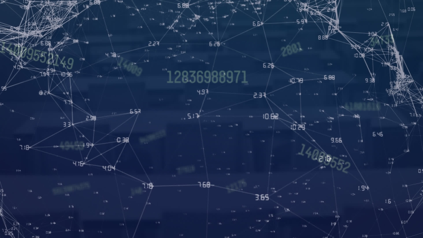 Animation of network of connections with icons over globe on navy background. global network, connections and technology concept digitally generated video. | Shutterstock HD Video #1093254123