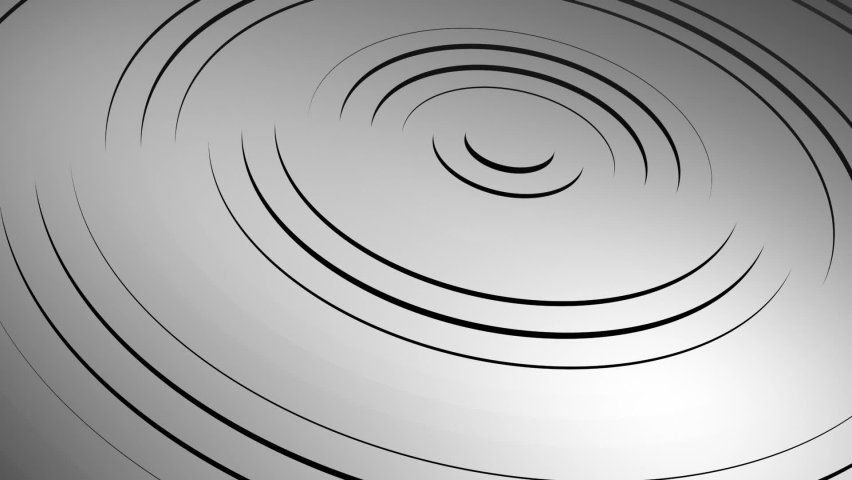 Abstract pattern of circles with the effect of displacement. White clean rings animation. Abstract background for business presentation. Seamless loop 3d render | Shutterstock HD Video #1093260015