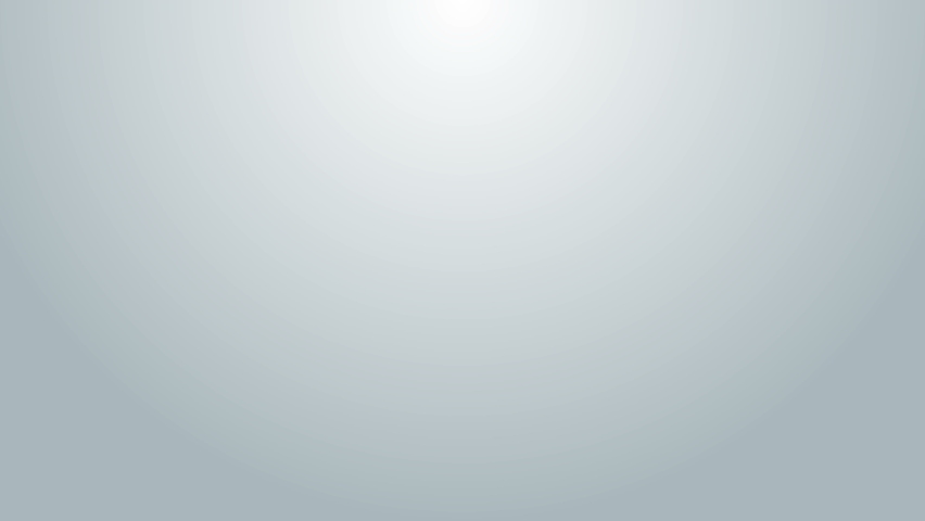 Blue line Slingshot icon isolated on grey background. 4K Video motion graphic animation.