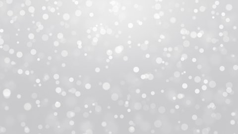 Silver Festive Animated Background Falling Bokeh Stock Footage Video ...