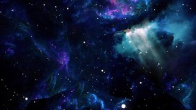Galaxy universe 4k looping video