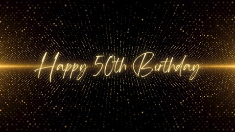 Hãy để đoạn video chúc mừng sinh nhật lần thứ 50 của bạn trở nên đặc biệt hơn với Happy Animation Stock Video Footage đầy màu sắc. Đây là một lựa chọn tuyệt vời cho những người muốn trang trí màn hình trình chiếu hoặc chia sẻ lên mạng xã hội. Chắc chắn bạn sẽ được tận hưởng những khoảnh khắc sinh nhật đáng nhớ bên gia đình và bạn bè.