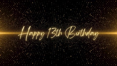 68 Happy 13th Birthday Stock Video Footage - 4K and HD Video Clips |  Shutterstock
