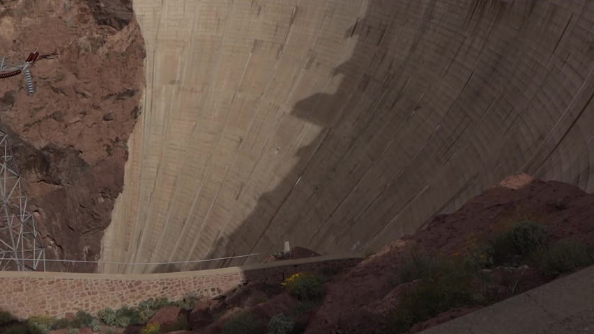 POV - Looking Over The Hoover Dam