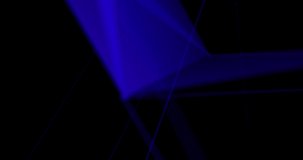 Animation of diverse shapes moving on black background. Shapes, colour and movement concept digitally generated video.