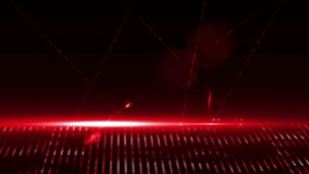 Animation of sale text over red lights. global online sales, shopping and connections concept digitally generated video.