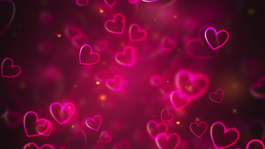 Valentines and Wedding Hearts background animation suited for broadcast, commercials and presentations. It can be used in Valentines day videos and Wedding Videos also.
