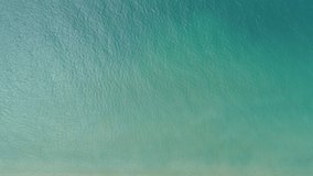 Beautiful sea background summer landscape, Waves sea water surface High quality video Bird's eye view, Drone fly over sea surface high angle view, Top down
