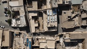 Midyat City Centre Drone Video, Midyat Mardin, Turkey