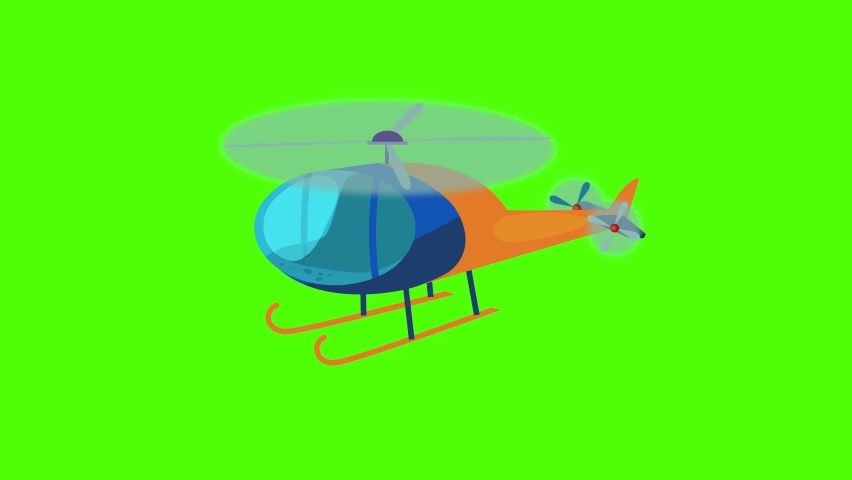 Airplane animation on a green screen background | Shutterstock HD Video #1093365857