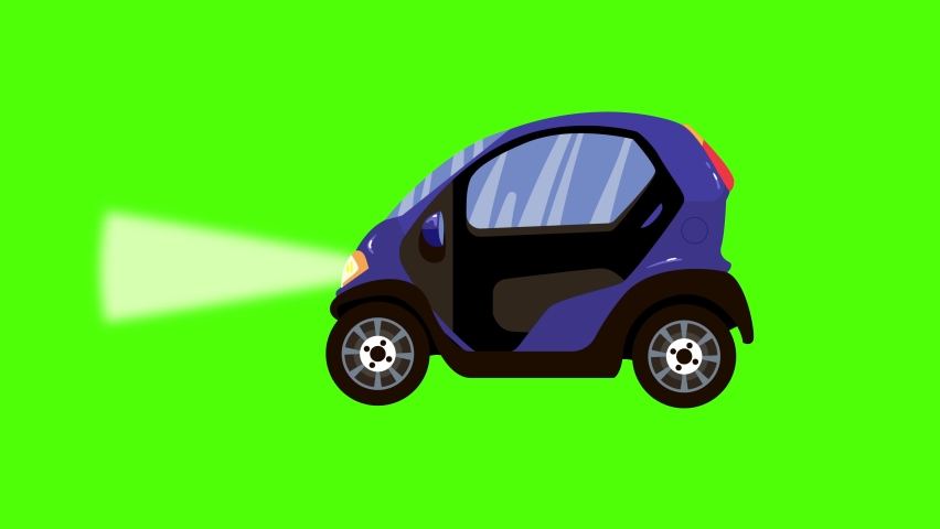 Transport vehicle animation on a green screen background  | Shutterstock HD Video #1093366063