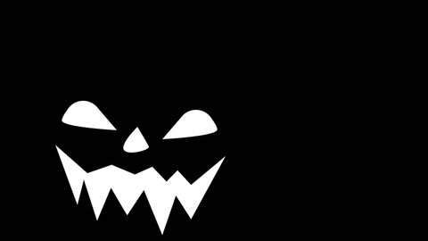 Animation Scary Smiles Dark Screamers On Stock Footage Video (100% ...