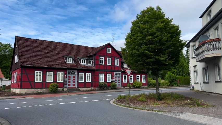 Red Old Houses in Soltau