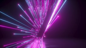 3d animation, fantastic neon numbers from 1 to 10 isolated on black background. Cosmic pink blue star tracks, meteor shower countdown from one to ten - Powered by Shutterstock - Get 15% off with code: PIKWIZARD15