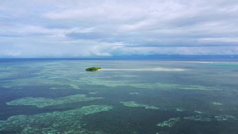 Pungtud Island Middle Sea Asia Philippines Stock Footage Video (100% ...