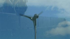 Animation of financial data and horse over wind turbine. Eco power, green energy, global finance and economy concept digitally generated video. - Powered by Shutterstock - Get 15% off with code: PIKWIZARD15