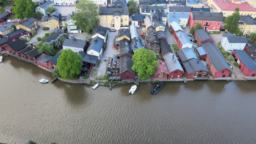 Porvoo city old town in Finland