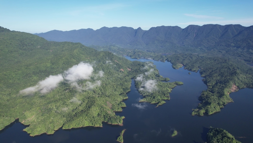 The Mountains and Fjords of Milford Sound and Doubtful Sound, New Zealand. Bengoh Valley, Sarawak.