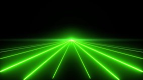 VJ Abstract laser light colorful glowing neon lines background. Video Ultra 4K