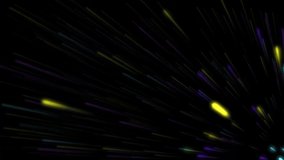 Abstract speed laser data technology. Light glowing neon lines background. Video Ultra 4K