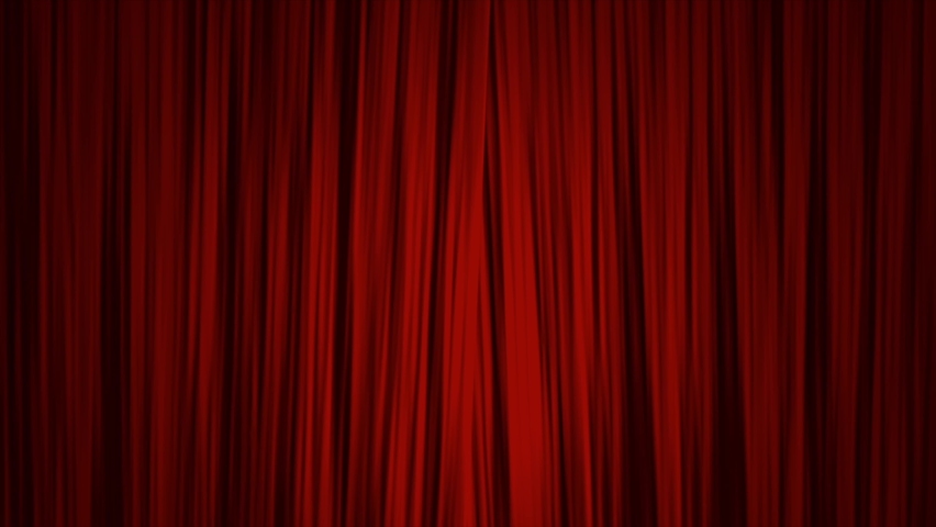 The best curtains pack on green screen background - red curtains opening and closing 4K animation package  Royalty-Free Stock Footage #1093470433