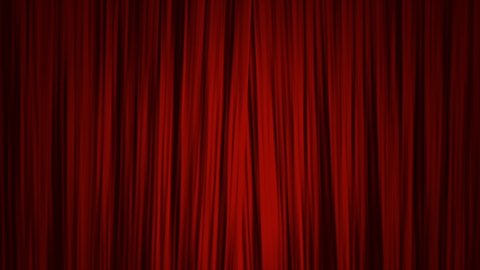 The best curtains pack on green screen background - red curtains opening and closing 4K animation package  Video de stock