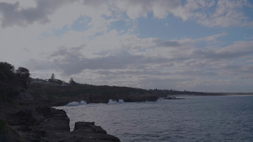 Seascape 4k 60fps in Newcastle, Australia
