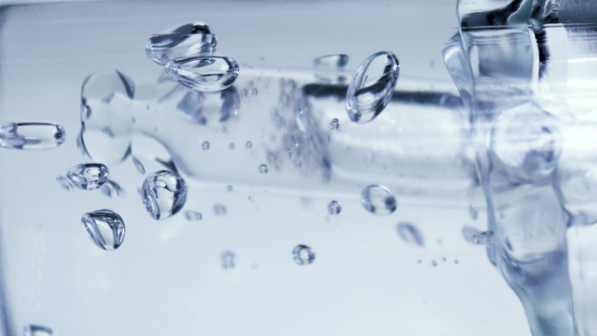 Macro video bubbles Serum, gel bottle with pipette | Shutterstock HD Video #1093492253