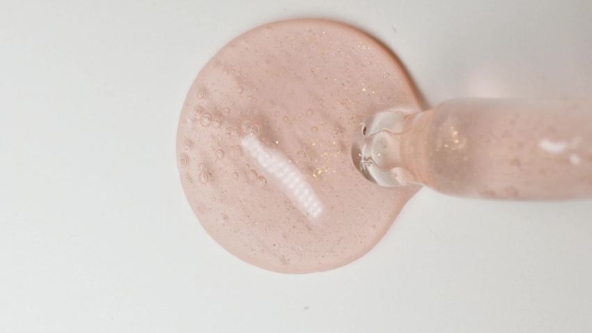 Macro video bubbles Serum, gel bottle with pipette | Shutterstock HD Video #1093492255