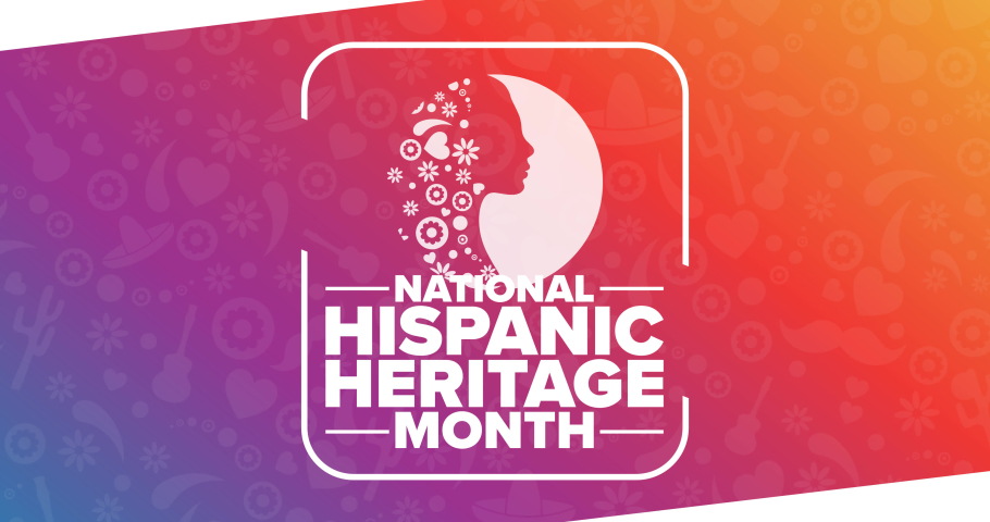 National Hispanic Heritage Month. Flat holiday animation. Motion graphic design. 4K, HD loop footage.  | Shutterstock HD Video #1093506633