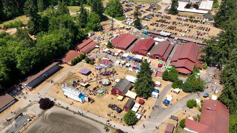 Orbiting Aerial Shot Whidbey Island County Stock Footage Video (100% ...