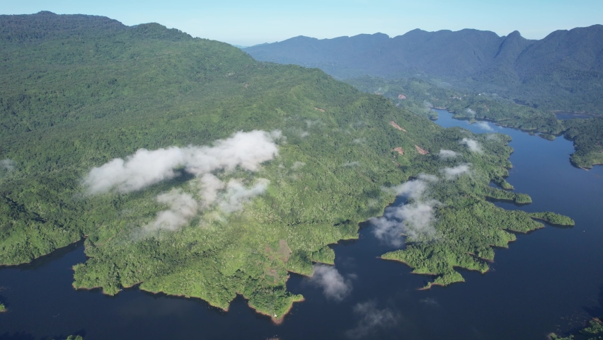 The Mountains and Fjords of Milford Sound and Doubtful Sound, New Zealand. Bengoh Valley, Sarawak.
