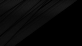 Silver metallic lines abstract corporate background. Seamless looping geometry motion design. Video animation Ultra HD 4K 3840x2160
