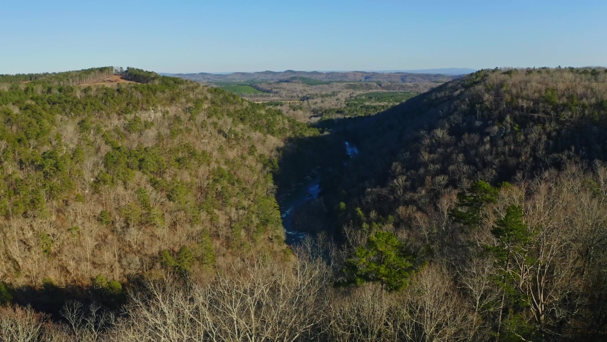 Shots of Little River Canyon Alabama