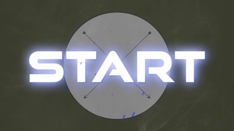 Animation Start Text Over Shapes Global Stock Footage Video (100% ...