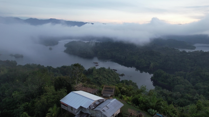 The Mountains and Fjords of Milford Sound and Doubtful Sound, New Zealand. Bengoh Valley, Sarawak.
