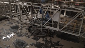 Industrial plant for water filtration in the production of coal concentrate. Water treatment for reuse in closed-loop production - Powered by Shutterstock - Get 15% off with code: PIKWIZARD15