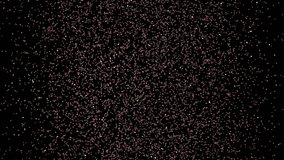 Abstract gold background with stars on black background. Sparkle lights background. Seamless loop. Set the video in my portfolio.