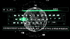 Animation of digital padlock over black background with rotating warning warning stack of casino. Global online security connections and digital interface concept digitally generated video. - Powered by Shutterstock - Get 15% off with code: PIKWIZARD15