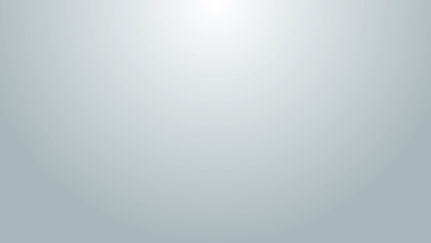 White Robot icon isolated on grey background. 4K Video motion graphic animation.
