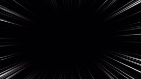 Manga, anime style comic speed lines with alpha channel. 3 different concentration lines, (radial, vertical, diagonal) animation for cartoons. All three version is loooable. 4k, Flash Action Overlay. - Powered by Shutterstock - Get 15% off with code: PIKWIZARD15