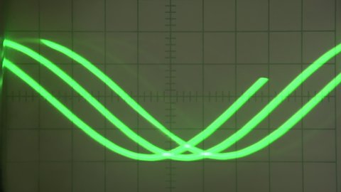 Fast Sine Wave On Monitor Loop Stock Footage Video (100% Royalty-free ...