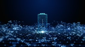 Technology lithium ion battery with fast recharge high power electric energy, battery to electric cars and mobile devices with clean electric, Green renewable energy battery storage future - Powered by Shutterstock - Get 15% off with code: PIKWIZARD15